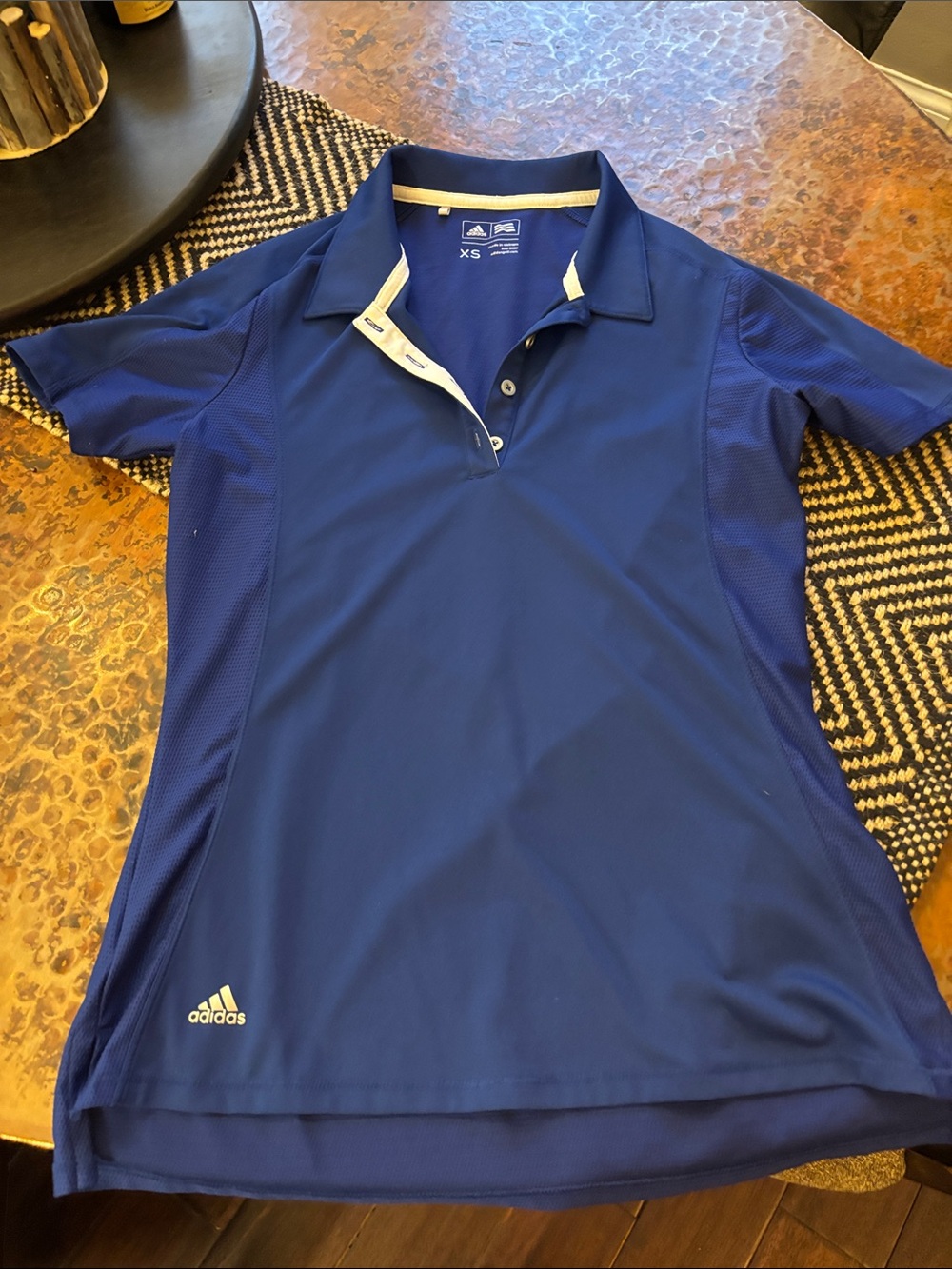 adidas Royal Blue Women's Golf Polo Performance Top